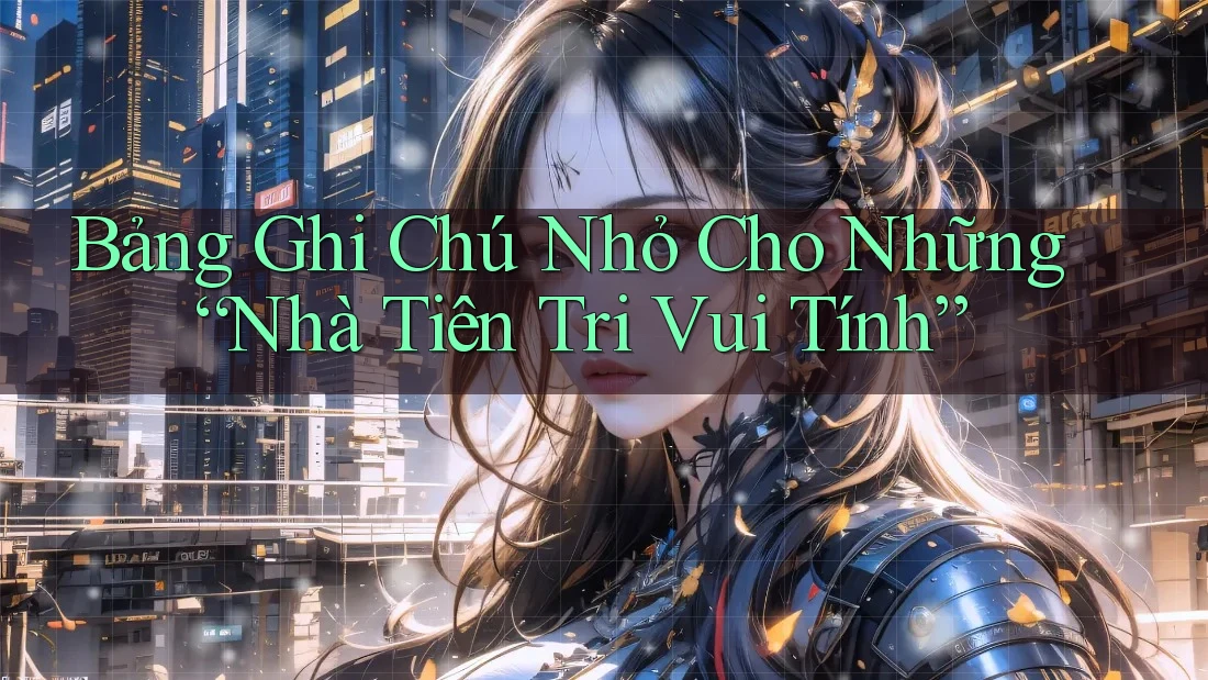 Bảng Ghi Chú Nhỏ Cho Những “Nhà Tiên Tri Vui Tính”