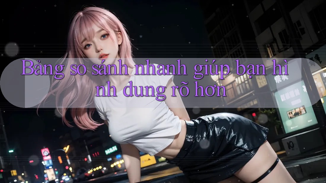 Bảng so sánh nhanh giúp bạn hình dung rõ hơn