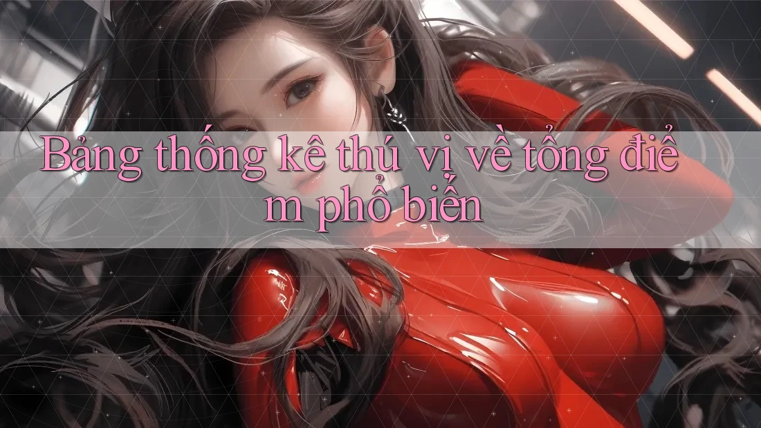 Bảng thống kê thú vị về tổng điểm phổ biến Bảng thống kê thú vị về tổng điểm phổ biến