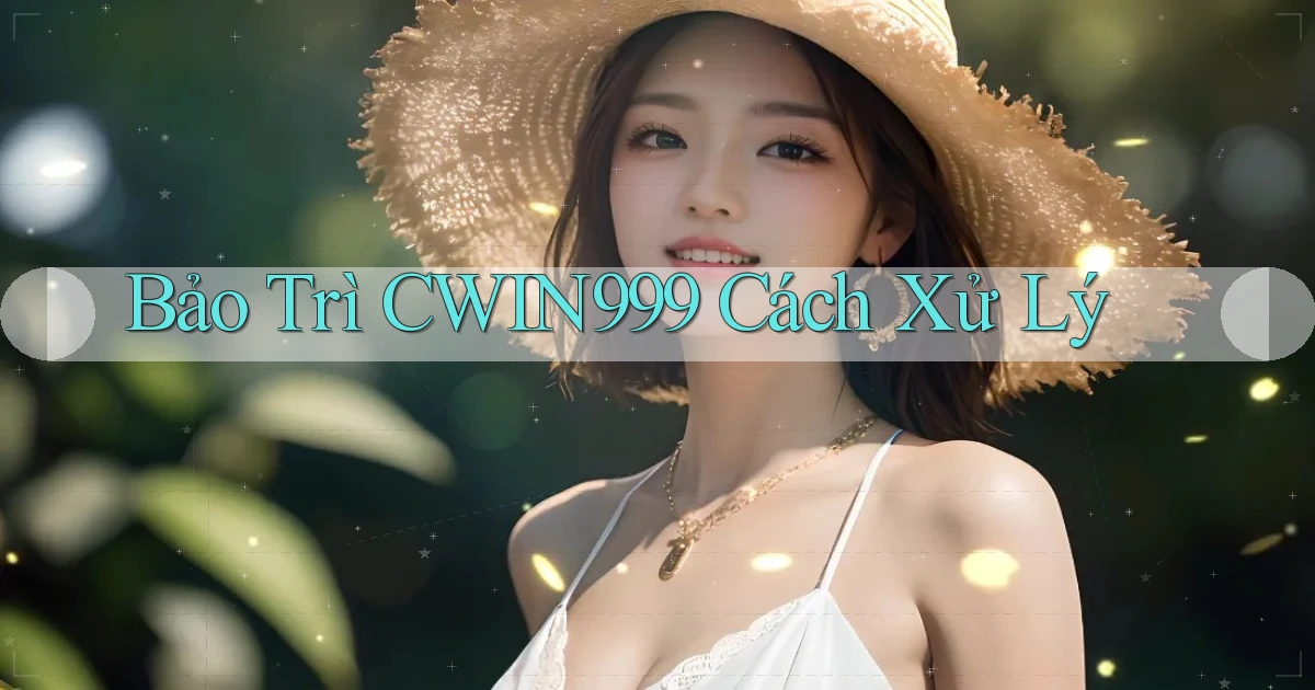 bảo trì cwin999 cách xử lý