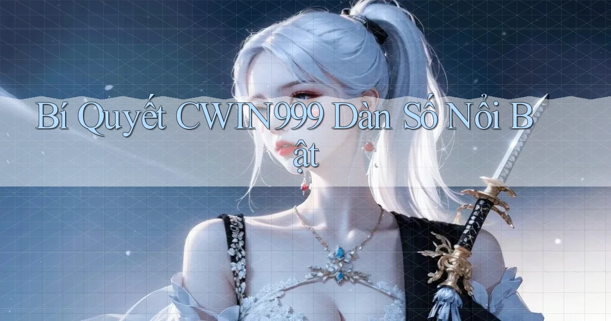 bí quyết cwin999 dàn số nổi bật