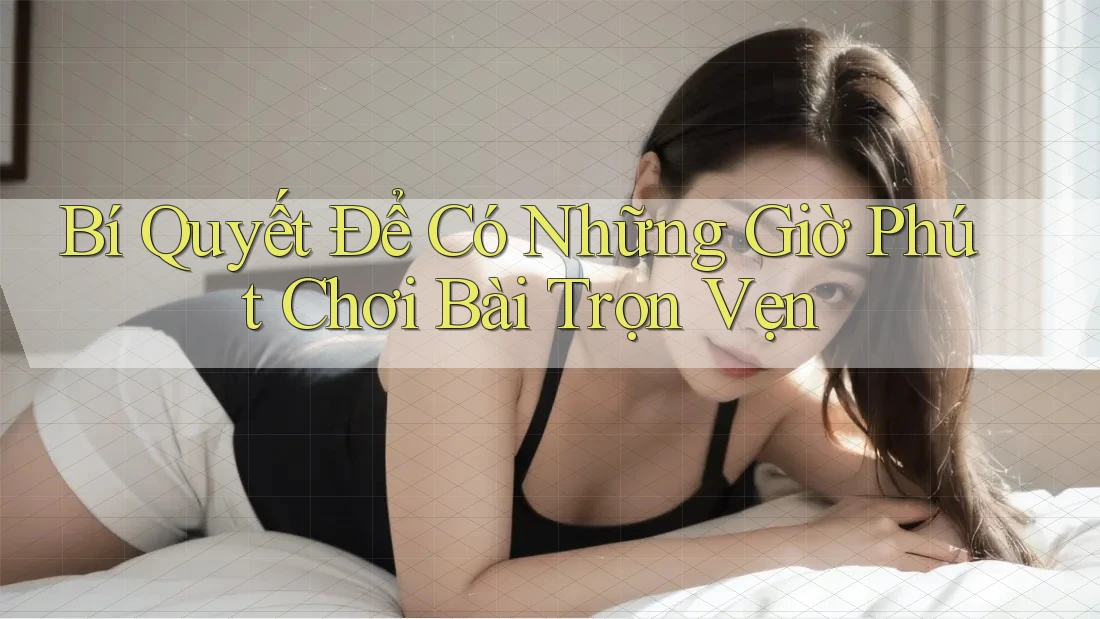 Bí Quyết Để Có Những Giờ Phút Chơi Bài Trọn Vẹn Bí Quyết Để Có Những Giờ Phút Chơi Bài Trọn Vẹn
