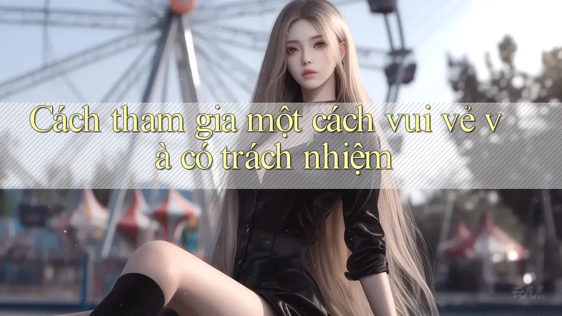 Cách tham gia một cách vui vẻ và có trách nhiệm Cách tham gia một cách vui vẻ và có trách nhiệm