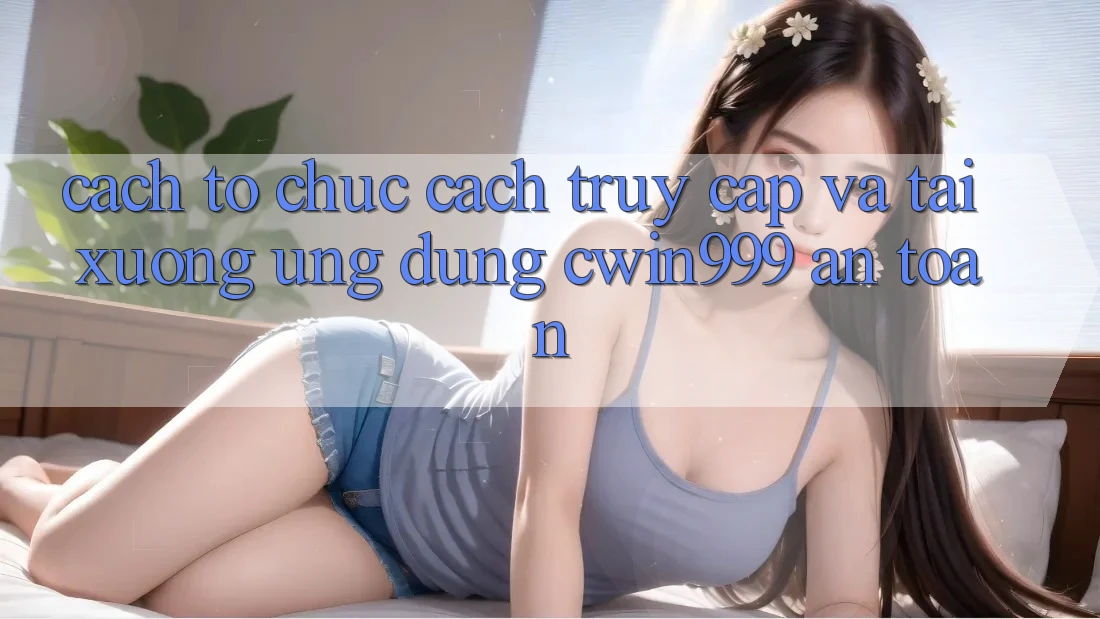 Cách tổ chức Cách Truy Cập Và Tải xuống Ứng Dụng Cwin999 An Toàn