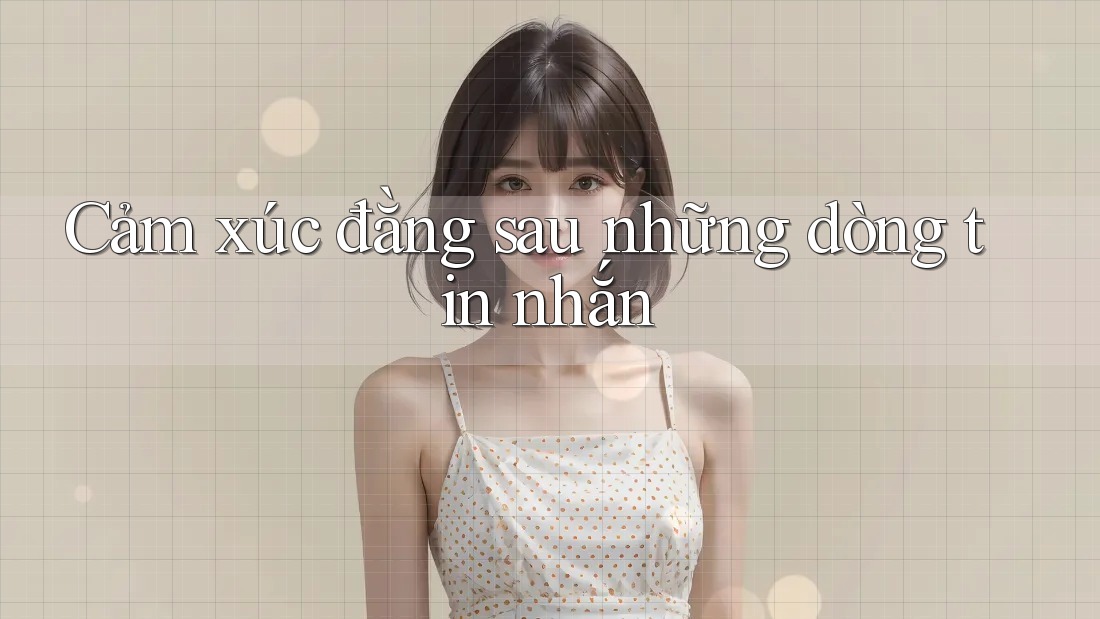 Cảm xúc đằng sau những dòng tin nhắn Cảm xúc đằng sau những dòng tin nhắn