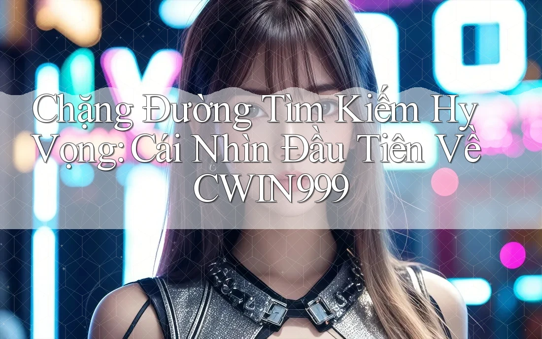 Chặng Đường Tìm Kiếm Hy Vọng: Cái Nhìn Đầu Tiên Về CWIN999