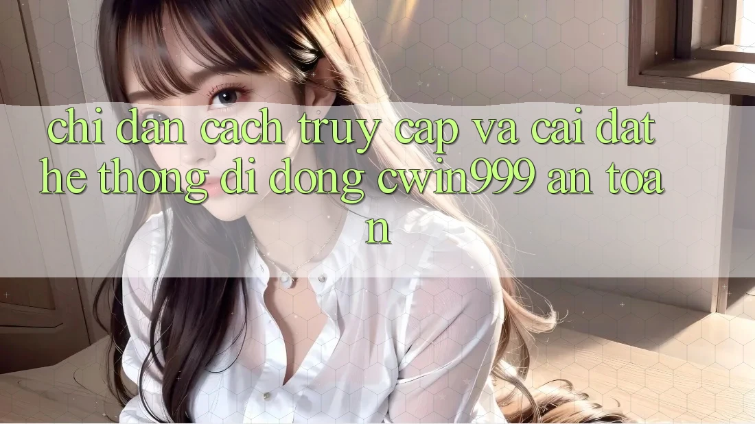 Chỉ dẫn Cách Truy Cập Và Cài đặt Hệ thống di động Cwin999 An Toàn