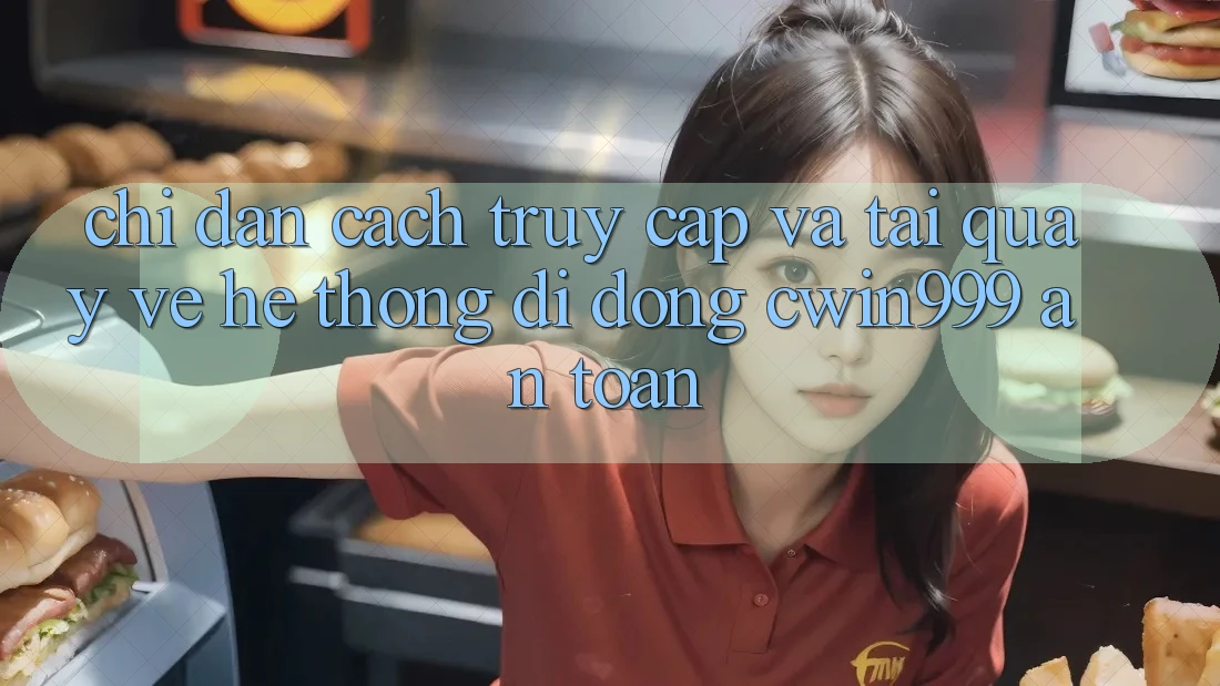 Chỉ dẫn Cách Truy Cập Và Tải quay về Hệ thống di động Cwin999 An Toàn Chỉ dẫn Cách Truy Cập Và Tải quay về Hệ thống di động Cwin999 An Toàn