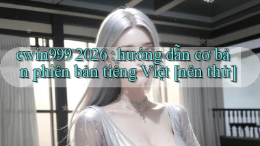 cwin999 2026 hướng dẫn cơ bản phiên bản tiếng Việt [nên thử]