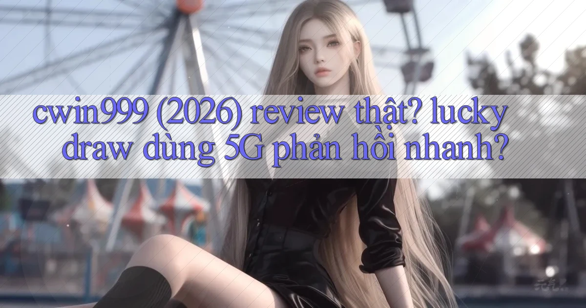 cwin999 (2026) review thật lucky draw dùng 5G phản hồi nhanh
