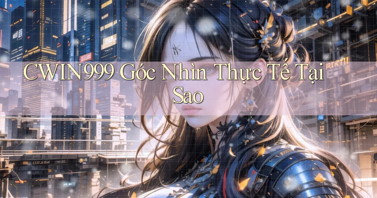 cwin999 góc nhìn thực tế tại sao