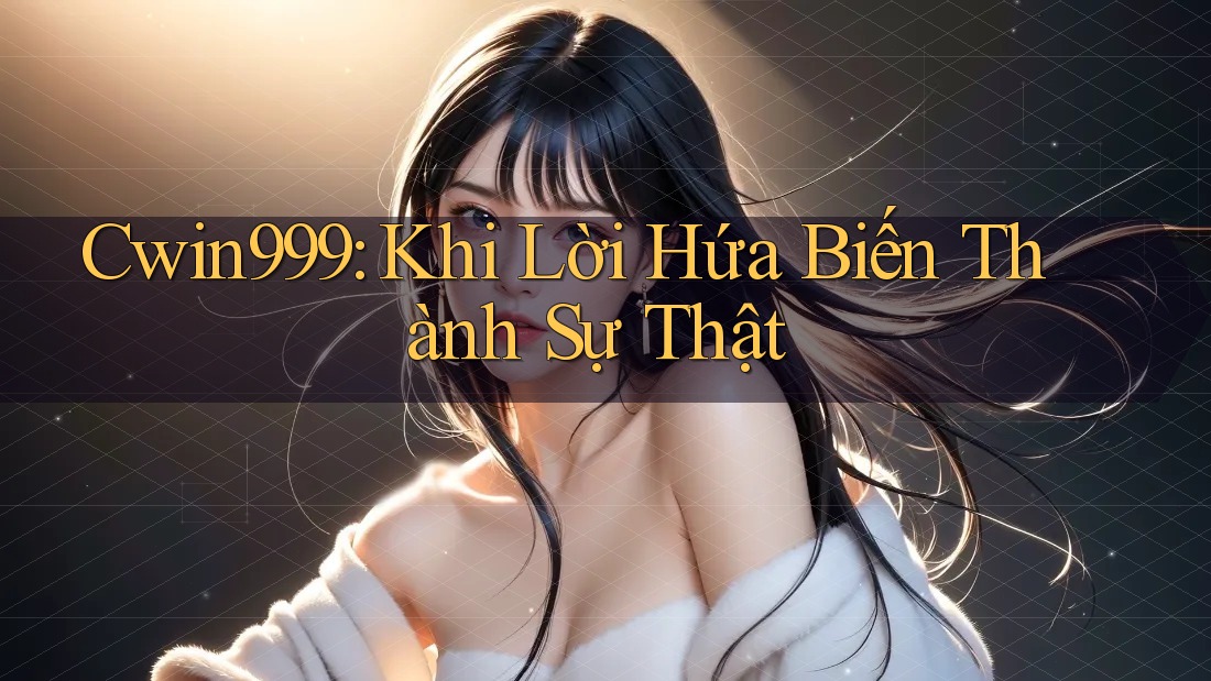 Cwin999: Khi Lời Hứa Biến Thành Sự Thật Cwin999: Khi Lời Hứa Biến Thành Sự Thật
