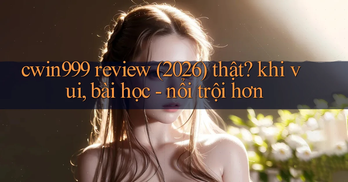 cwin999 review (2026) thật khi vui, bài học   nổi trội hơn