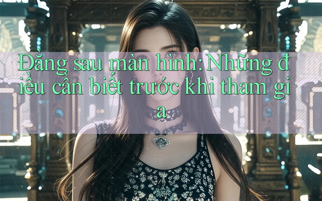 Đằng sau màn hình: Những điều cần biết trước khi tham gia