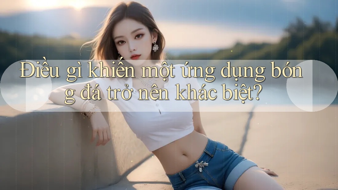 Điều gì khiến một ứng dụng bóng đá trở nên khác biệt?