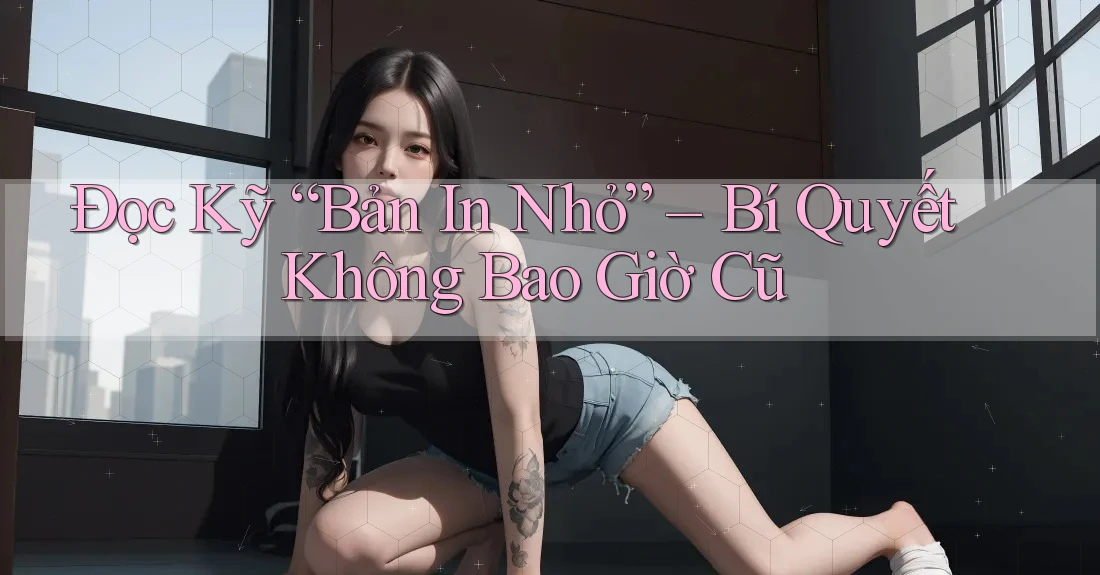 Đọc Kỹ “Bản In Nhỏ” – Bí Quyết Không Bao Giờ Cũ Đọc Kỹ “Bản In Nhỏ” – Bí Quyết Không Bao Giờ Cũ