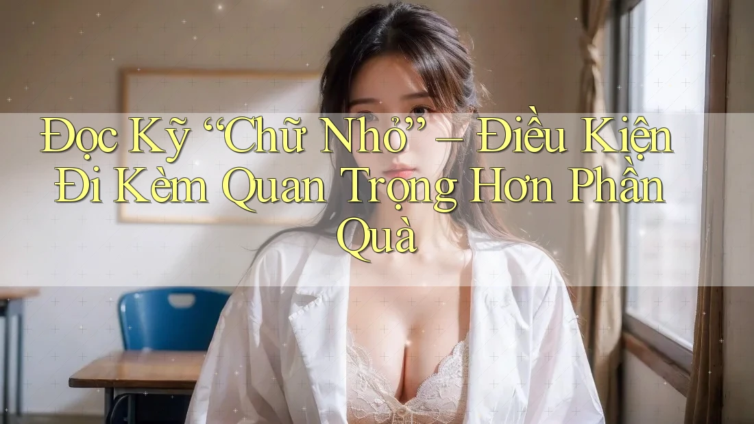 Đọc Kỹ “Chữ Nhỏ” – Điều Kiện Đi Kèm Quan Trọng Hơn Phần Quà