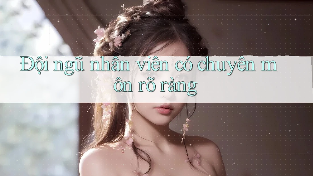 Đội ngũ nhân viên có chuyên môn rõ ràng Đội ngũ nhân viên có chuyên môn rõ ràng