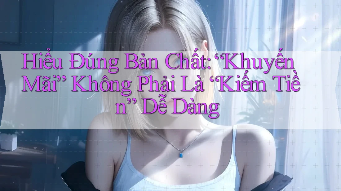 Hiểu Đúng Bản Chất: “Khuyến Mãi” Không Phải Là “Kiếm Tiền” Dễ Dàng Hiểu Đúng Bản Chất: “Khuyến Mãi” Không Phải Là “Kiếm Tiền” Dễ Dàng