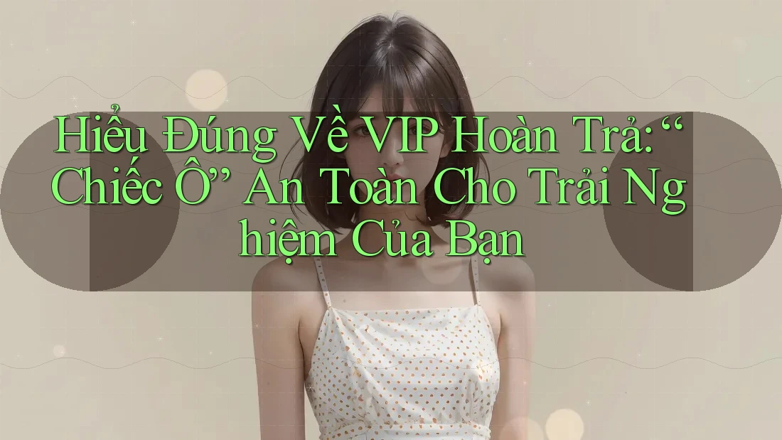 Hiểu Đúng Về VIP Hoàn Trả: “Chiếc Ô” An Toàn Cho Trải Nghiệm Của Bạn Hiểu Đúng Về VIP Hoàn Trả: “Chiếc Ô” An Toàn Cho Trải Nghiệm Của Bạn