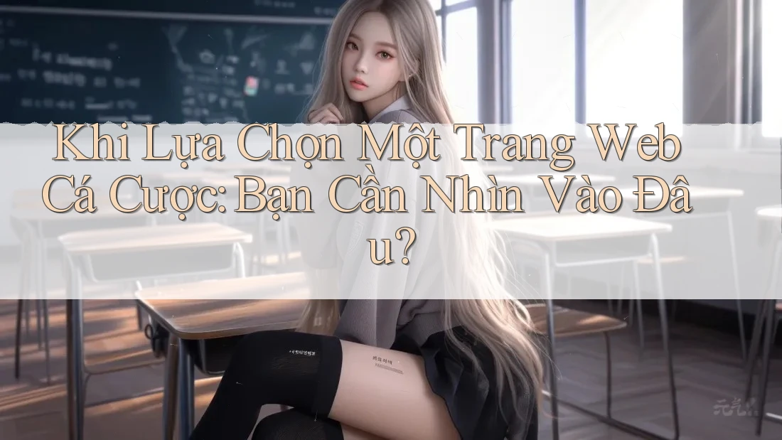Khi Lựa Chọn Một Trang Web Cá Cược: Bạn Cần Nhìn Vào Đâu?