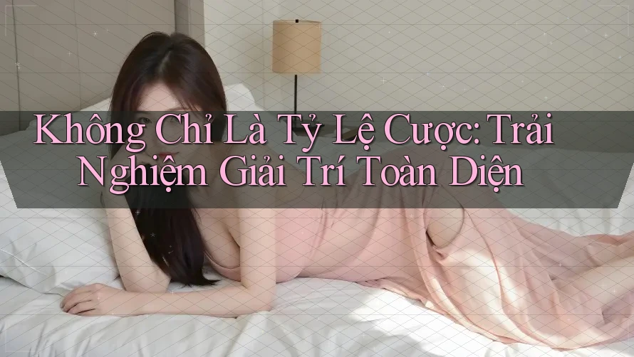 Không Chỉ Là Tỷ Lệ Cược: Trải Nghiệm Giải Trí Toàn Diện Không Chỉ Là Tỷ Lệ Cược: Trải Nghiệm Giải Trí Toàn Diện