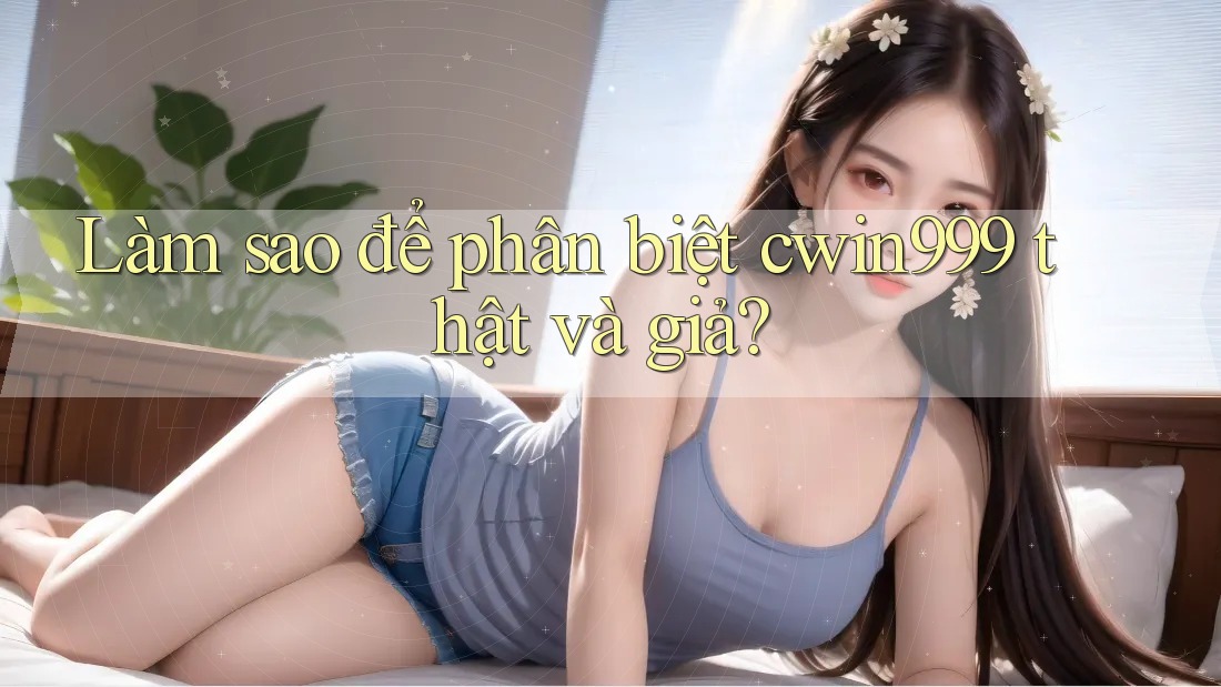 Làm sao để phân biệt cwin999 thật và giả?