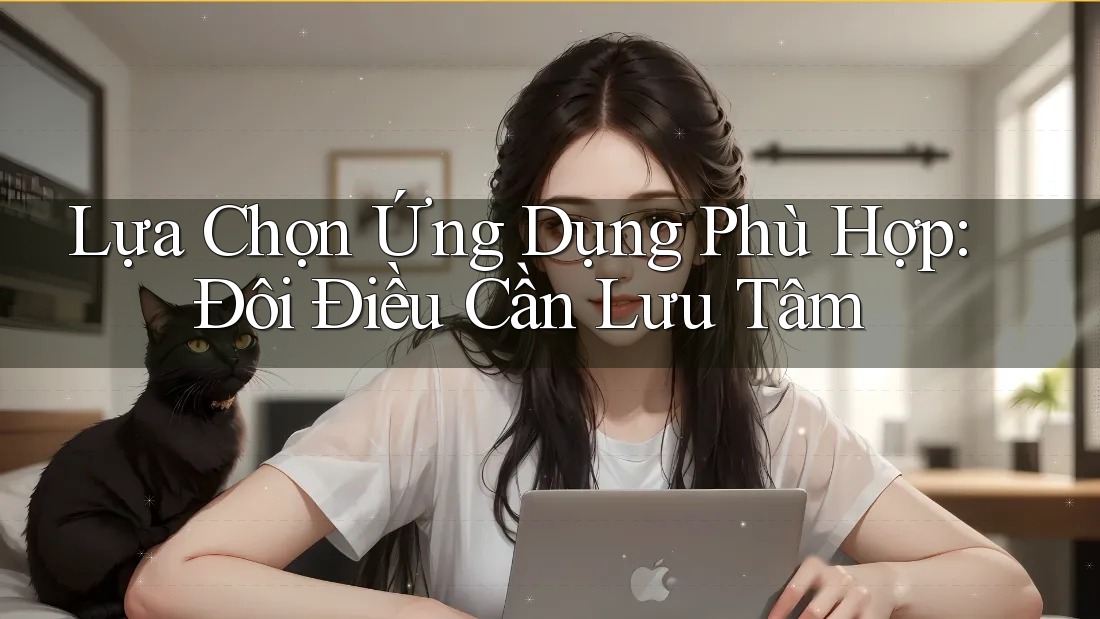 Lựa Chọn Ứng Dụng Phù Hợp: Đôi Điều Cần Lưu Tâm