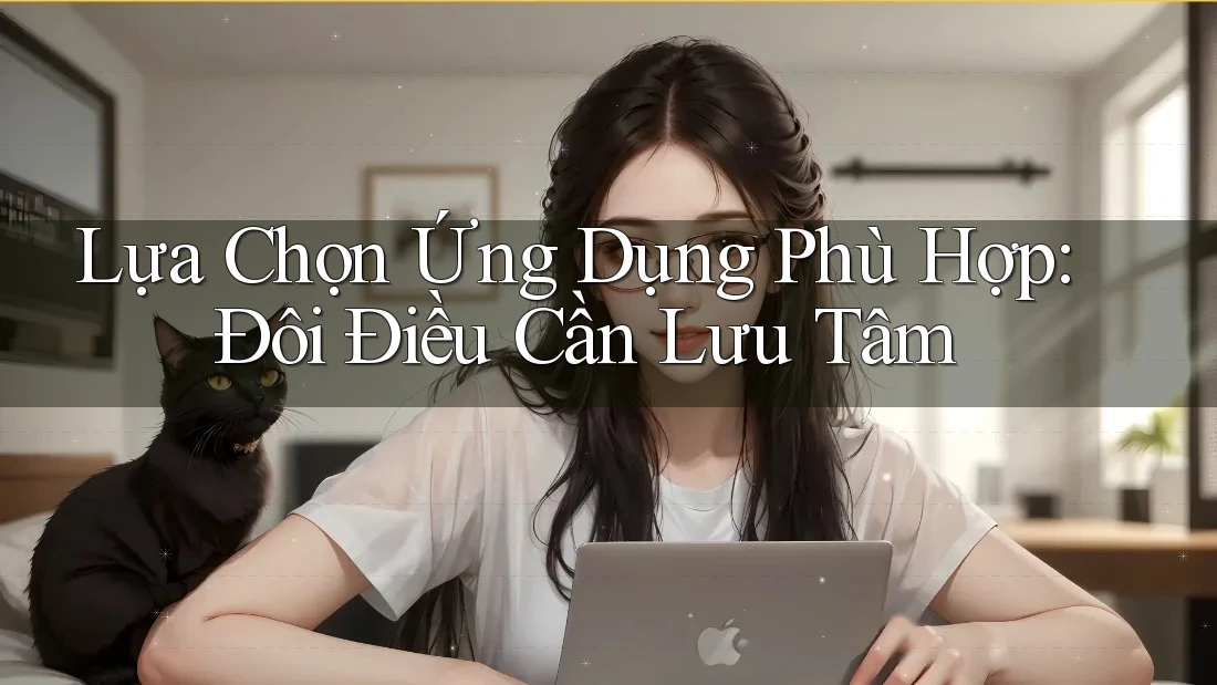 Lựa Chọn Ứng Dụng Phù Hợp: Đôi Điều Cần Lưu Tâm