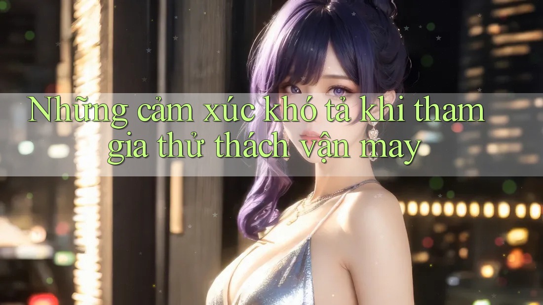 Những cảm xúc khó tả khi tham gia thử thách vận may
