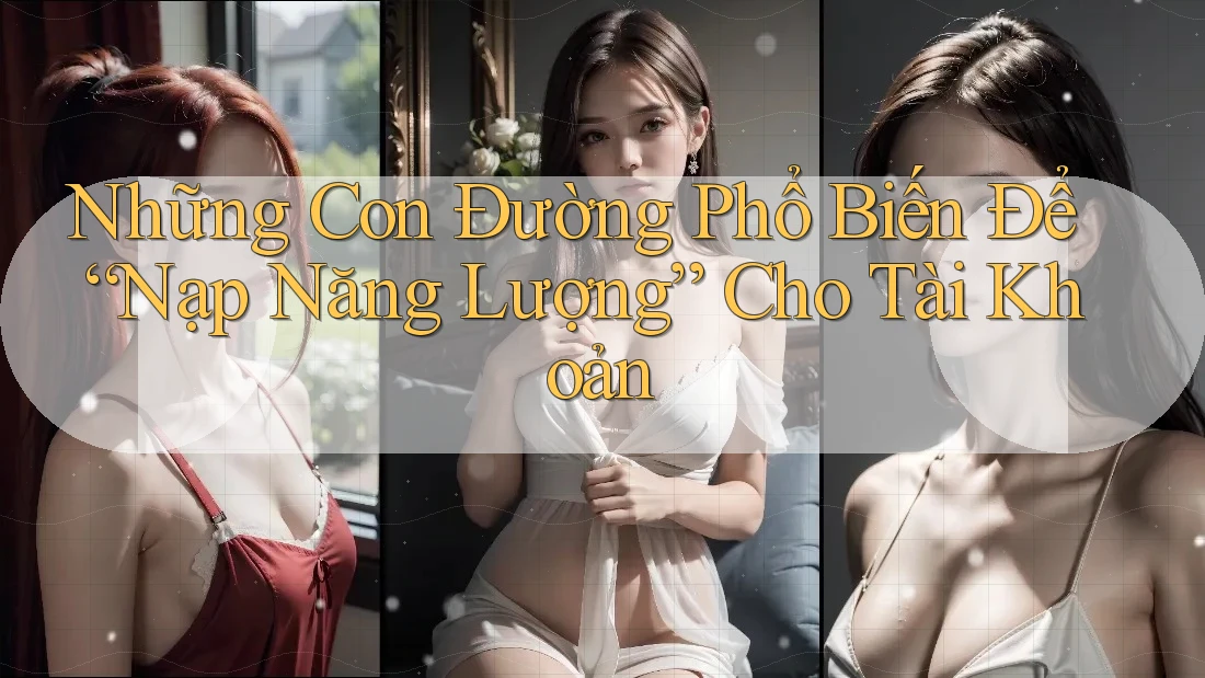 Những Con Đường Phổ Biến Để “Nạp Năng Lượng” Cho Tài Khoản Những Con Đường Phổ Biến Để “Nạp Năng Lượng” Cho Tài Khoản