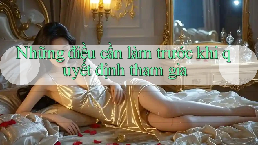 Những điều cần làm trước khi quyết định tham gia Những điều cần làm trước khi quyết định tham gia