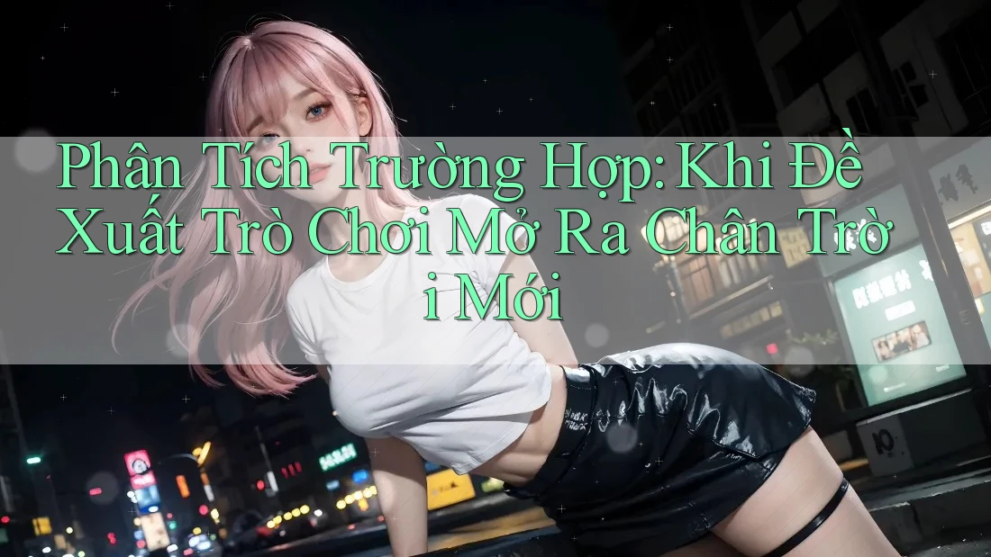 Phân Tích Trường Hợp: Khi Đề Xuất Trò Chơi Mở Ra Chân Trời Mới