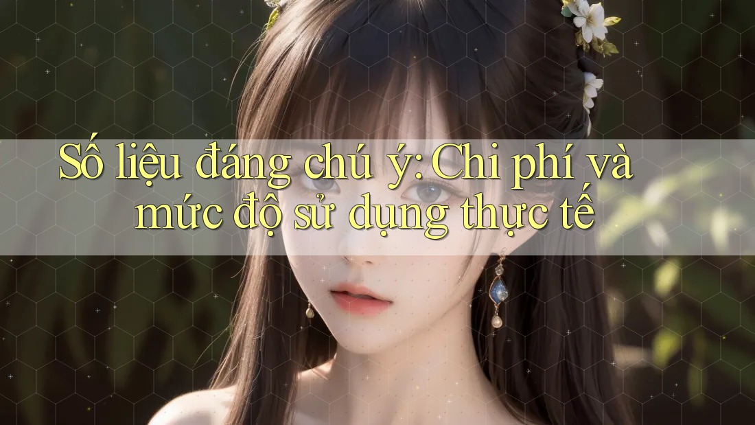 Số liệu đáng chú ý: Chi phí và mức độ sử dụng thực tế