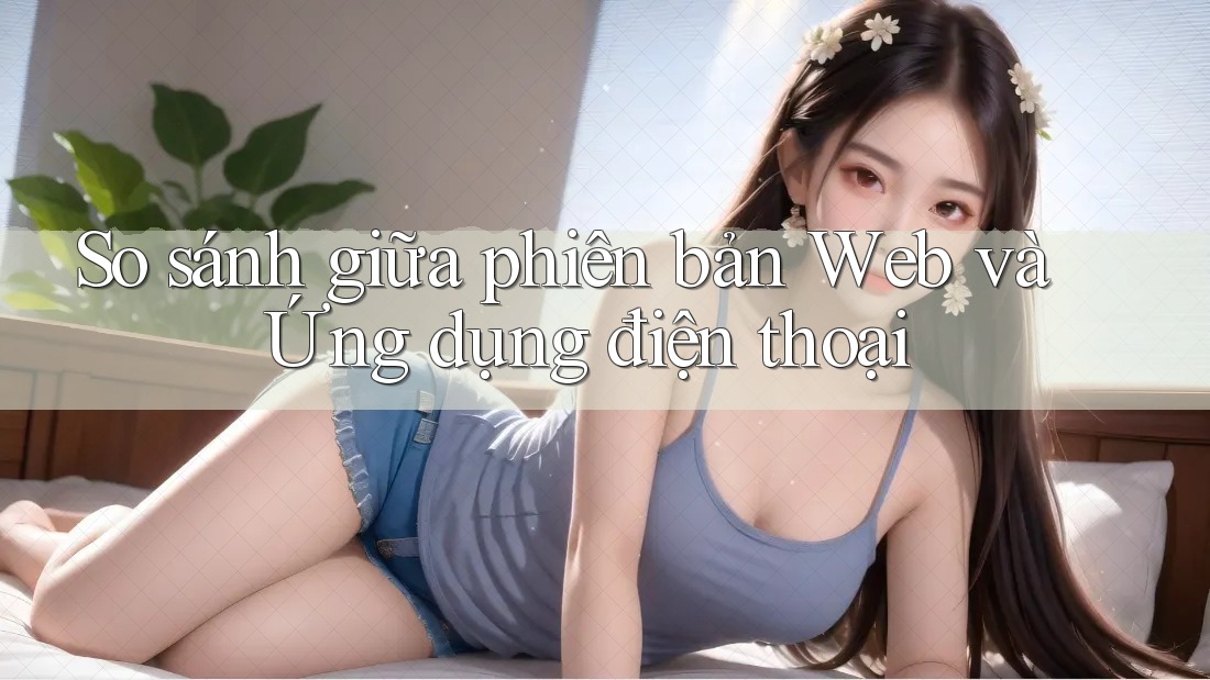 So sánh giữa phiên bản Web và Ứng dụng điện thoại So sánh giữa phiên bản Web và Ứng dụng điện thoại