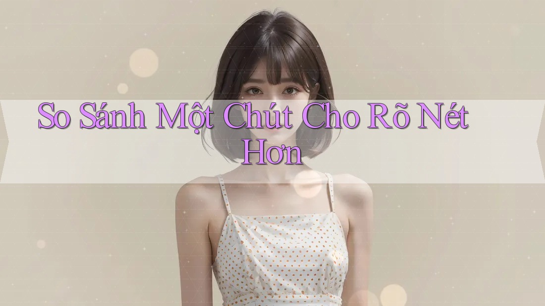 So Sánh Một Chút Cho Rõ Nét Hơn