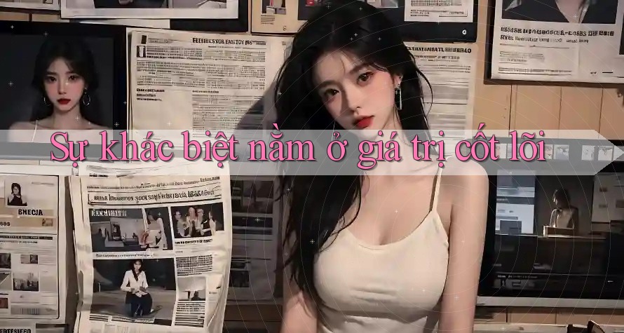 Sự khác biệt nằm ở giá trị cốt lõi