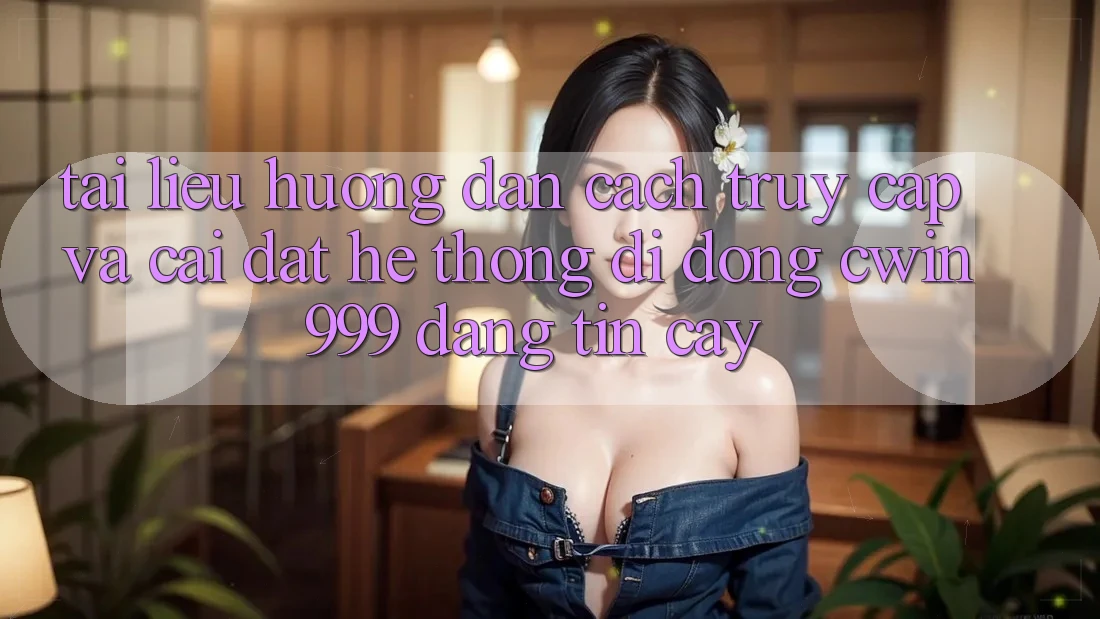 Tài liệu hướng dẫn Cách Truy Cập Và Cài Đặt Hệ thống di động Cwin999 Đáng tin cậy
