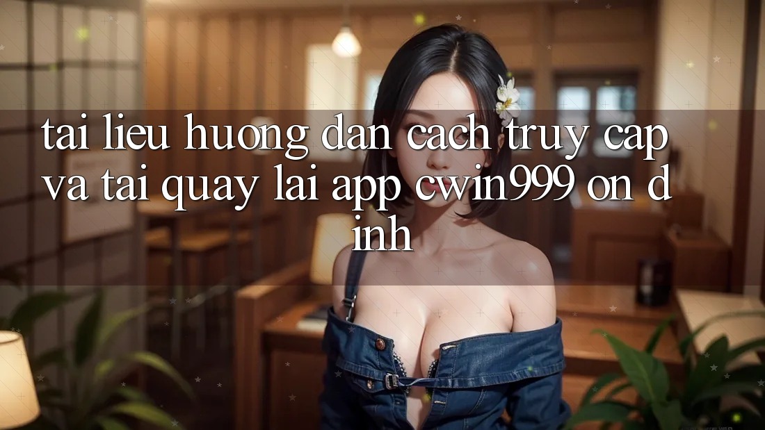 Tài liệu hướng dẫn Cách Truy Cập Và Tải quay lại App Cwin999 Ổn định Tài liệu hướng dẫn Cách Truy Cập Và Tải quay lại App Cwin999 Ổn định