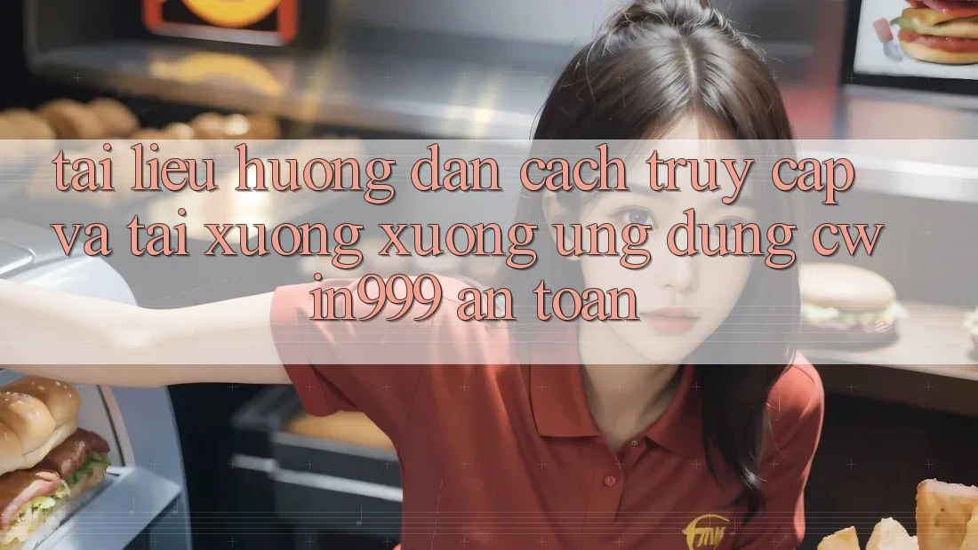 Tài liệu hướng dẫn Cách Truy Cập Và Tải xuống xuống Ứng Dụng Cwin999 An Toàn