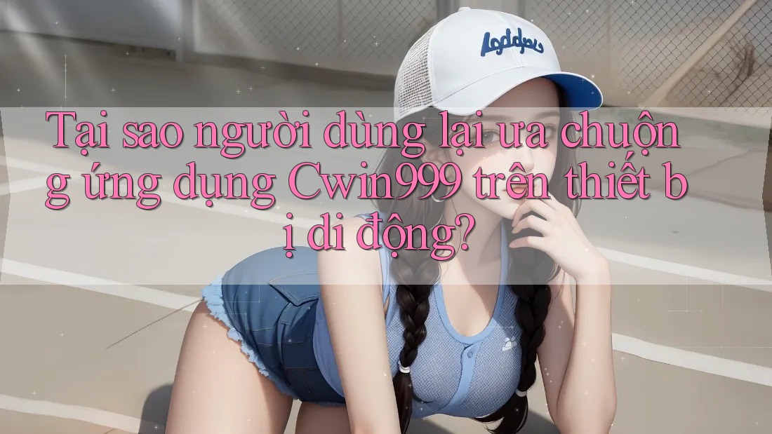 Tại sao người dùng lại ưa chuộng ứng dụng Cwin999 trên thiết bị di động? Tại sao người dùng lại ưa chuộng ứng dụng Cwin999 trên thiết bị di động?