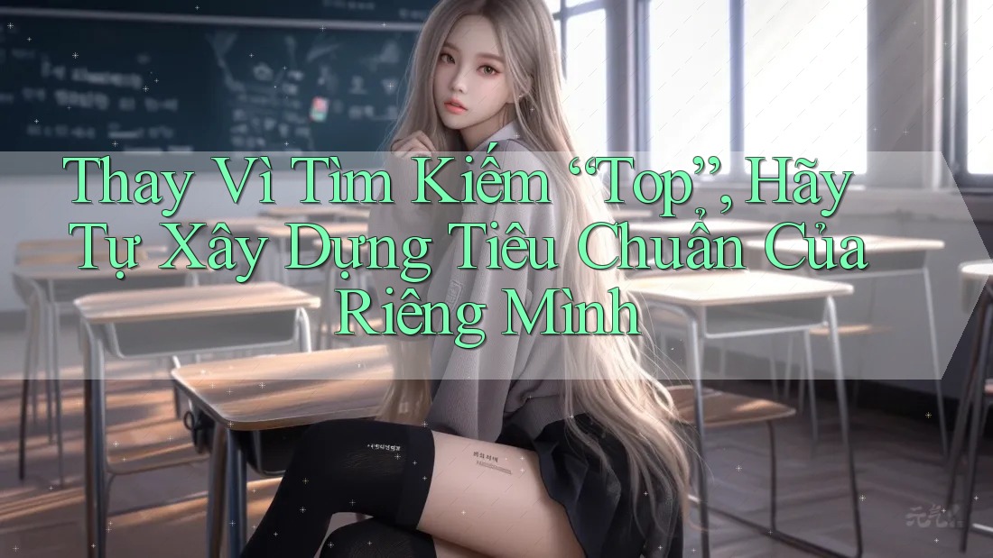 Thay Vì Tìm Kiếm “Top”, Hãy Tự Xây Dựng Tiêu Chuẩn Của Riêng Mình