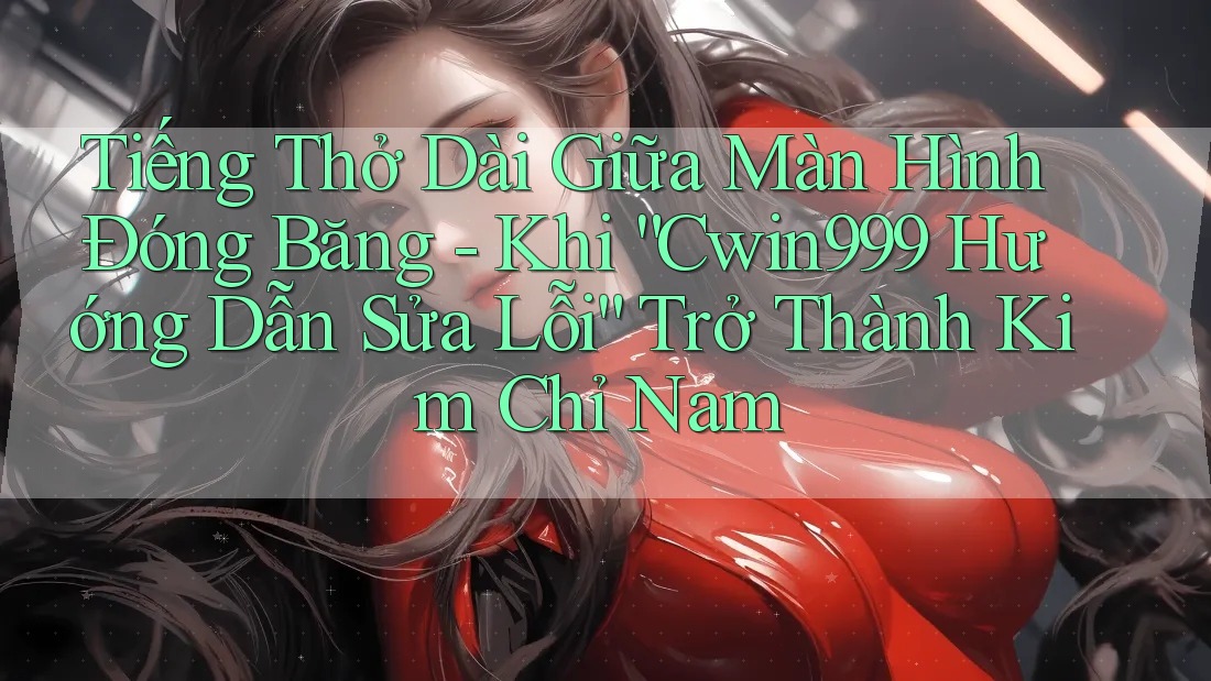 Tiếng Thở Dài Giữa Màn Hình Đóng Băng - Khi “Cwin999 Hướng Dẫn Sửa Lỗi” Trở Thành Kim Chỉ Nam Tiếng Thở Dài Giữa Màn Hình Đóng Băng - Khi “Cwin999 Hướng Dẫn Sửa Lỗi” Trở Thành Kim Chỉ Nam