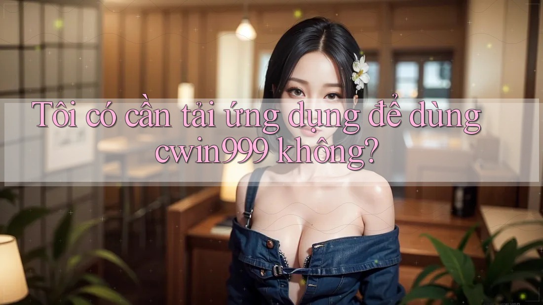 Tôi có cần tải ứng dụng để dùng cwin999 không?