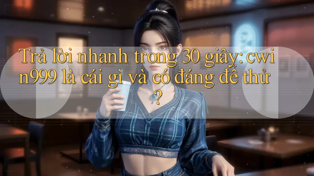 Trả lời nhanh trong 30 giây: cwin999 là cái gì và có đáng để thử? Trả lời nhanh trong 30 giây: cwin999 là cái gì và có đáng để thử?