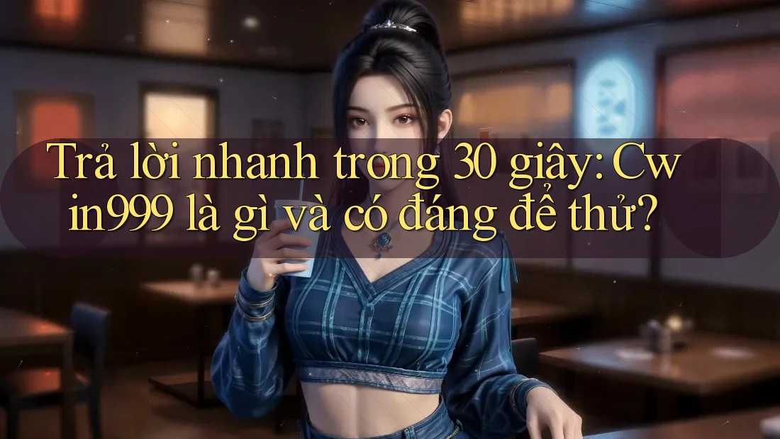 Trả lời nhanh trong 30 giây: Cwin999 là gì và có đáng để thử?