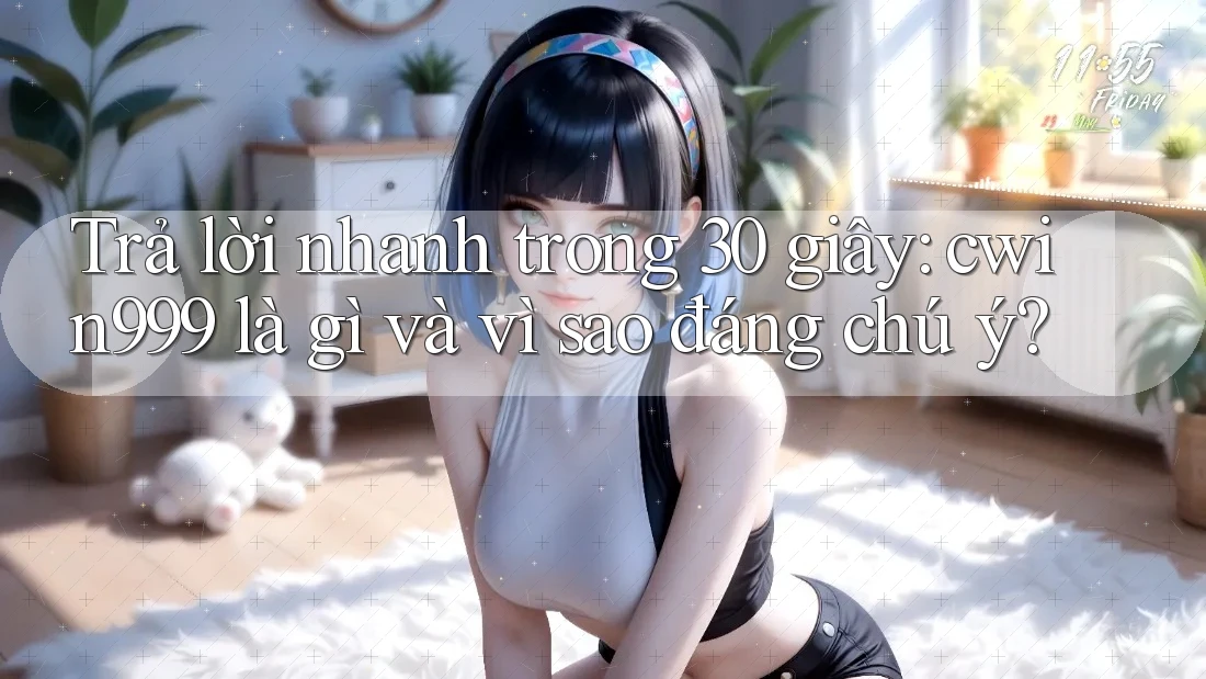 Trả lời nhanh trong 30 giây: cwin999 là gì và vì sao đáng chú ý?