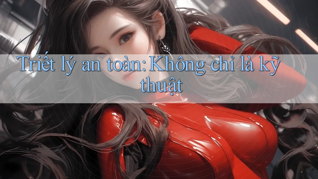 Triết lý an toàn: Không chỉ là kỹ thuật