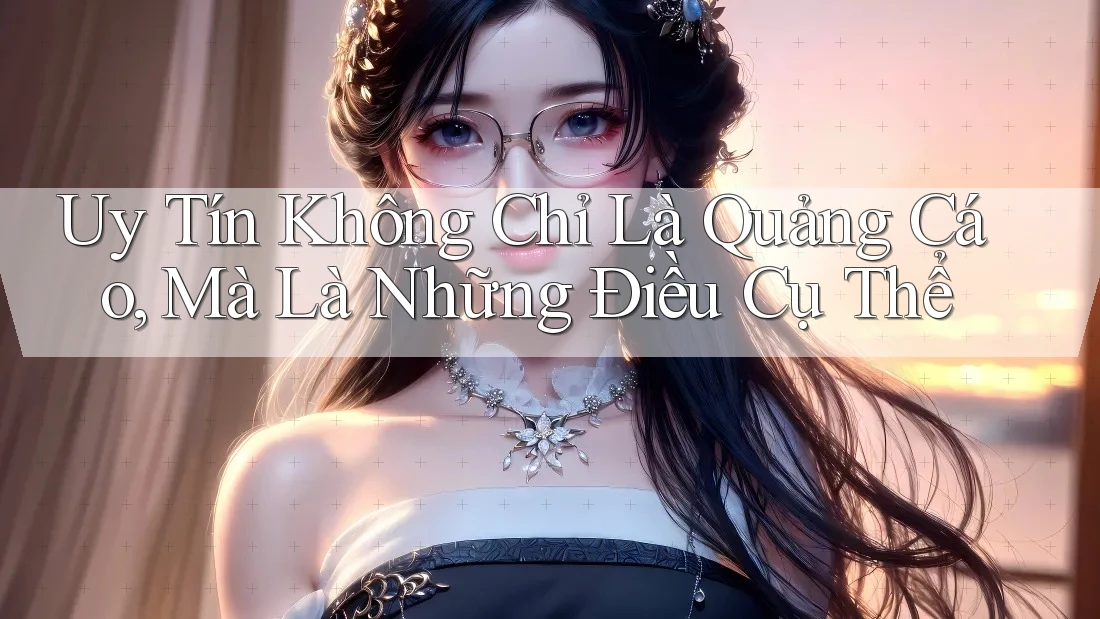 Uy Tín Không Chỉ Là Quảng Cáo, Mà Là Những Điều Cụ Thể