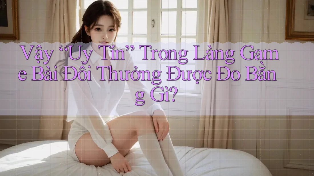 Vậy “Uy Tín” Trong Làng Game Bài Đổi Thưởng Được Đo Bằng Gì?